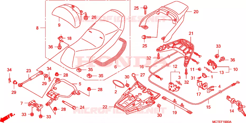 SELLE Honda SCOOTER 400 SILVERWING 2006  FJS400D6