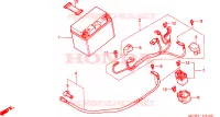 BATTERIE pour Honda VFR 800 de 2004