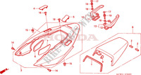 CARENAGES ARRIERE pour Honda VFR 800 VTEC ABS de 2005