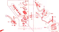 MAITRE CYLINDRE FREIN AV.(VFR800A) pour Honda VFR 800 VTEC ABS de 2005