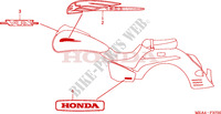 AUTOCOLLANTS pour Honda VTX 1300 de 2003