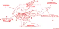 RAYURE(4) pour Honda CBR 600 RR de 2005
