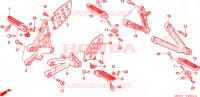 REPOSE PIED (CBR600RR5/6) pour Honda CBR 600 RR de 2005
