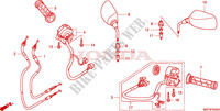 COMMODO   CABLE   RETROVISEUR pour Honda SILVER WING 400 de 2011