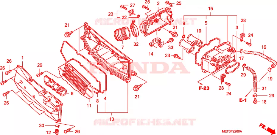 FILTRE A AIR Honda SCOOTER 400 SILVERWING 2009  FJS400D9