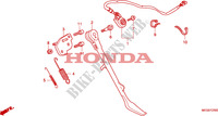 BEQUILLE LATERALE pour Honda SHADOW VT 750 AERO ABS de 2010