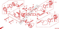 CLIGNOTANT pour Honda SHADOW VT 750 ABS de 2008