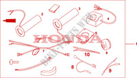 KIT POIGNEES CHAUFFANTES pour Honda SHADOW VT 750 AERO de 2011