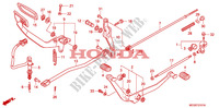 PEDALE(KO) pour Honda SHADOW VT 750 AERO de 2009