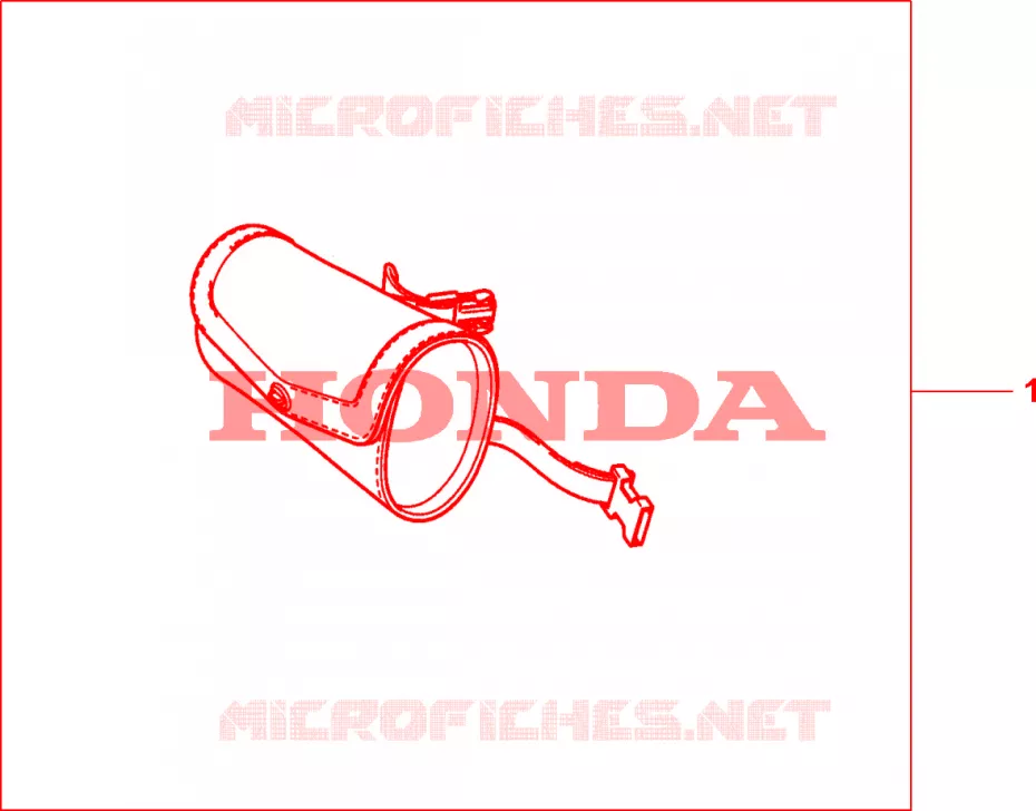 SACOCHE DE GUIDON CUIR (PLAIN) Honda MOTO 750 SHADOW 2008  VT750CA8