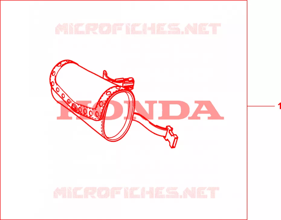 SACOCHE DE GUIDON CUIR (PLAIN) Honda MOTO 750 SHADOW 2008  VT750CA8