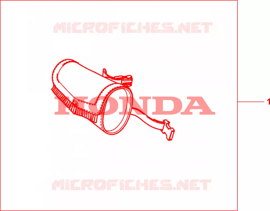 SACOCHE DE GUIDON CUIR (PLAIN) Honda MOTO 750 SHADOW 2008  VT750CA8