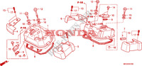 COUVRE CULASSE pour Honda SHADOW VT 750 BLACK de 2011