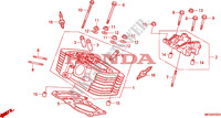 CULASSE DE CYLINDRE ARRIERE pour Honda SHADOW VT 750 BLACK de 2011