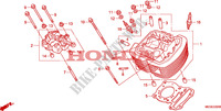 CULASSE DE CYLINDRE AVANT pour Honda SHADOW VT 750 BLACK de 2011