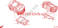 CYLINDRE pour Honda SHADOW VT 750 BLACK de 2011