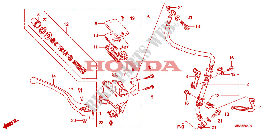 COMMODOS   POIGNEES pour Honda SHADOW VT 750 PHANTOM de 2011