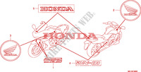 AUTOCOLLANTS pour Honda 700 DN01 EASY RIDER de 2008