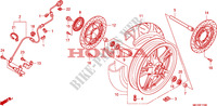 ROUE AVANT pour Honda 700 DN01 de 2009