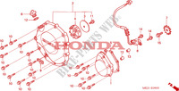 CARTER MOTEUR DROIT pour Honda CB 1300 BI COULEUR de 2005