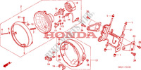 PROJECTEUR(1) pour Honda CB 1300 BI COULEUR de 2005