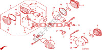 CLIGNOTANT pour Honda CB 1300 S FAIRING de 2007