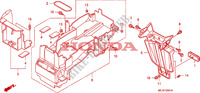 GARDE BOUE ARRIERE  pour Honda CB 1300 ABS FAIRING de 2006