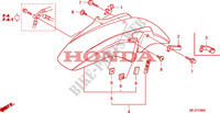 GARDE BOUE AVANT pour Honda CB 1300 S FAIRING de 2007