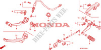 PEDALE pour Honda CB 1300 S FAIRING de 2007