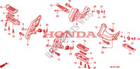 REPOSE PIED pour Honda CB 1300 S FAIRING de 2007