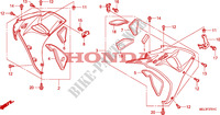 CARENAGE MILIEU  pour Honda CBR 1000 RR FIREBLADE REPSOL de 2007