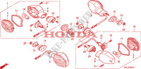 CLIGNOTANT  pour Honda CBR 1000 RR FIREBLADE HRC de 2007