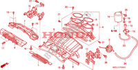 CONDUITE D'ADMISSION AIR/VALVE SOLENOIDE(CBR1000RR4/5) pour Honda CBR 1000 RR FIREBLADE REPSOL de 2005