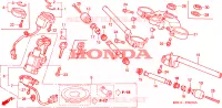 GUIDON   TE DE FOURCHE pour Honda CBR 1000 RR FIREBLADE REPSOL de 2007