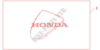 PARE BRISE pour Honda CBR 1000 RR REPSOL de 2005