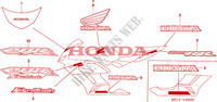 RAYURE/MARQUE(1) pour Honda CBR 1000 RR FIREBLADE de 2005