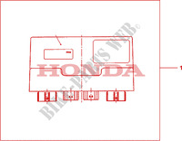 BOITIER ABS pour Honda CBR 600 RR GREY ORANGE de 2011