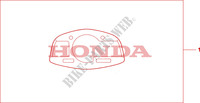 CARENAGE DE COMPTEUR pour Honda CBR 600 RR GRIS ORANGE de 2011