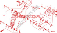 COUSSIN ARRIERE(CBR600RA) pour Honda CBR 600 RR ABS WHITE de 2009
