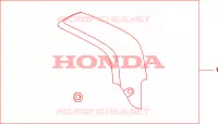 PROTECTION D'ECHAPPEMENT CARBONE pour Honda CBR 600 RR ABS de 2010