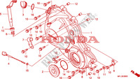 CARTER MOTEUR DROIT pour Honda CBR 1000 RR FIREBLADE LARANJA de 2010