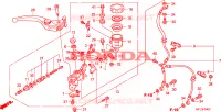 MAITRE CYLINDRE FREIN AV.(CBR1000RR) pour Honda CBR 1000 RR FIREBLADE TRICOLORE de 2010