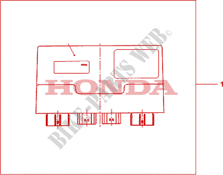 BOITIER ABS pour Honda CBR 1000 RR FIREBLADE ABS TRICOLORE de 2011