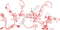 COMMODOS   POIGNEES   CABLES pour Honda VT 1300 FURY de 2011