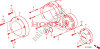 CARTER MOTEUR DROIT pour Honda VT 1300 C ABS de 2011