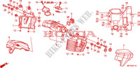 COUVRE CULASSE ARRIERE pour Honda VT 1300 C ABS de 2011