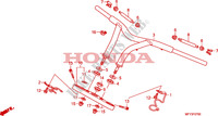 GUIDON   TE DE FOURCHE pour Honda VT 1300 C ABS 2011 de 2012