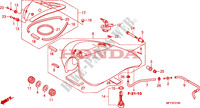 RESERVOIR A CARBURANT pour Honda VT 1300 C ABS de 2011