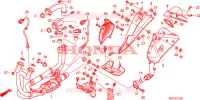 SILENCIEUX D'ECHAPPEMENT pour Honda VFR 1200 DCT de 2011