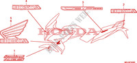 AUTOCOLLANTS pour Honda CBF 1000 F ABS TS de 2011
